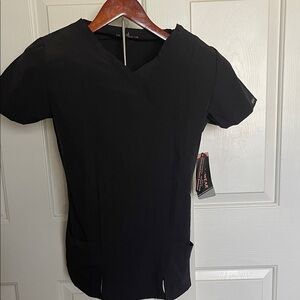 Black Women's scrubTop